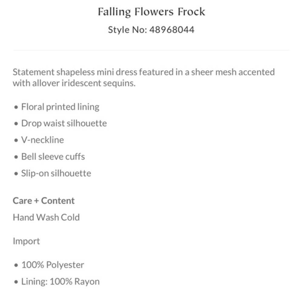 Free People Falling Flowers Frock - image 2